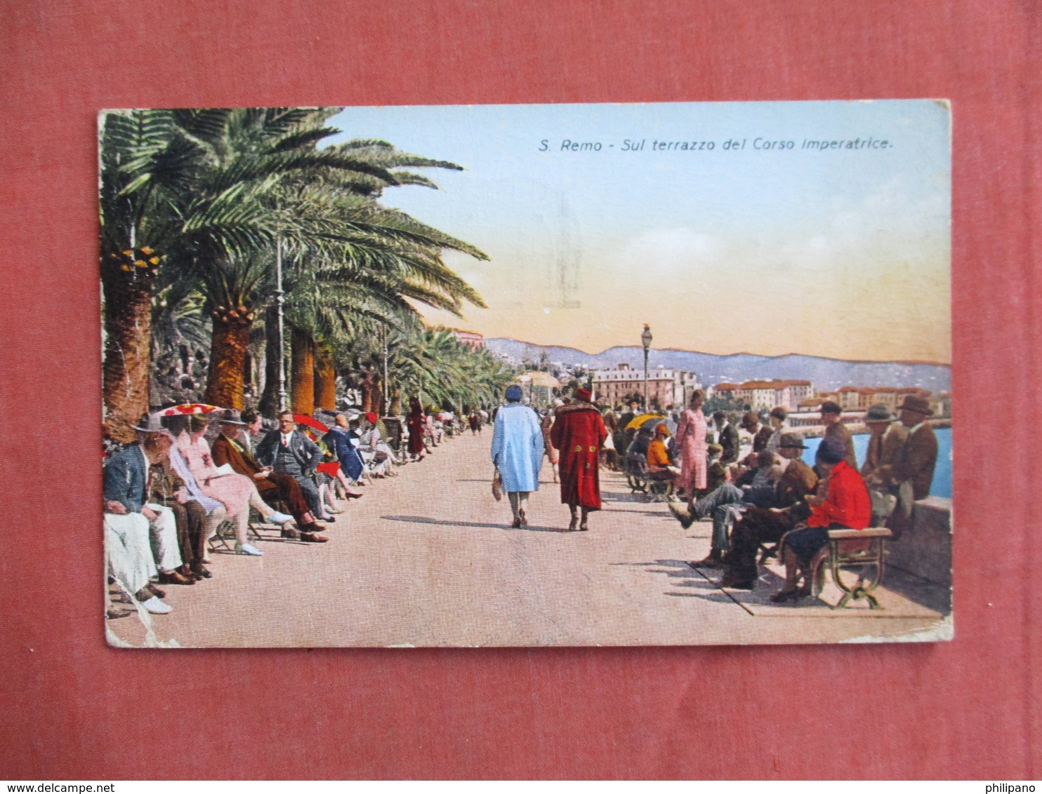 Italy > Liguria > San Remo   Has  Stamp & Cancel     -ref 3096 - San Remo