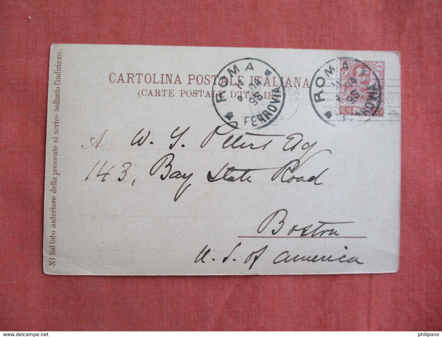 Italy > Lazio > Roma (Rome)    Basilica Di S. Palo  Has  Stamp & Cancel     -ref 3096 - Places