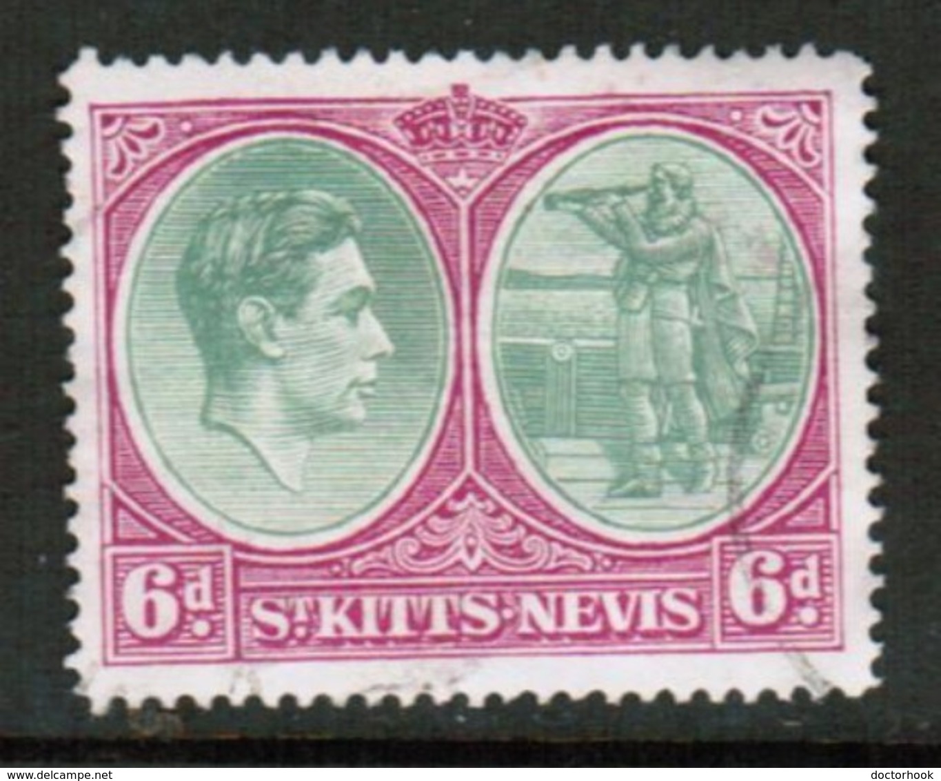 ST.KITTS NEVIS   Scott # 85 VF USED (Stamp Scan # 434) - St.Christopher-Nevis-Anguilla (...-1980)