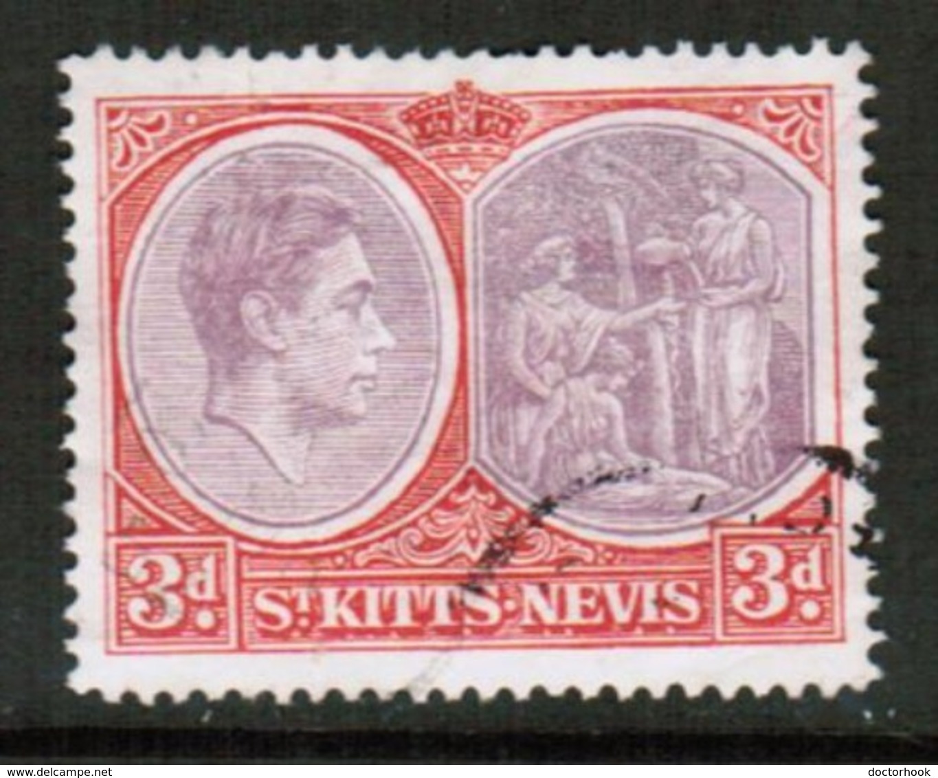 ST.KITTS NEVIS   Scott # 84 VF USED (Stamp Scan # 434) - St.Christopher-Nevis-Anguilla (...-1980)