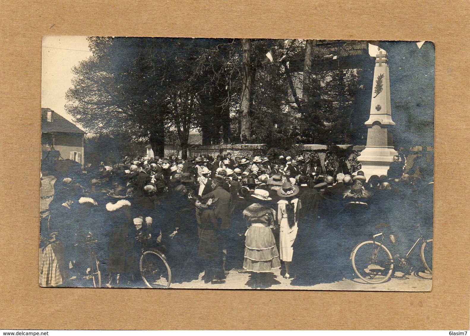 CPA - SAULXURES-les-BULGNEVILLE (88) - Carte-Photo Le Jour De L'inauguration Du Monument Aux Morts - Autres & Non Classés