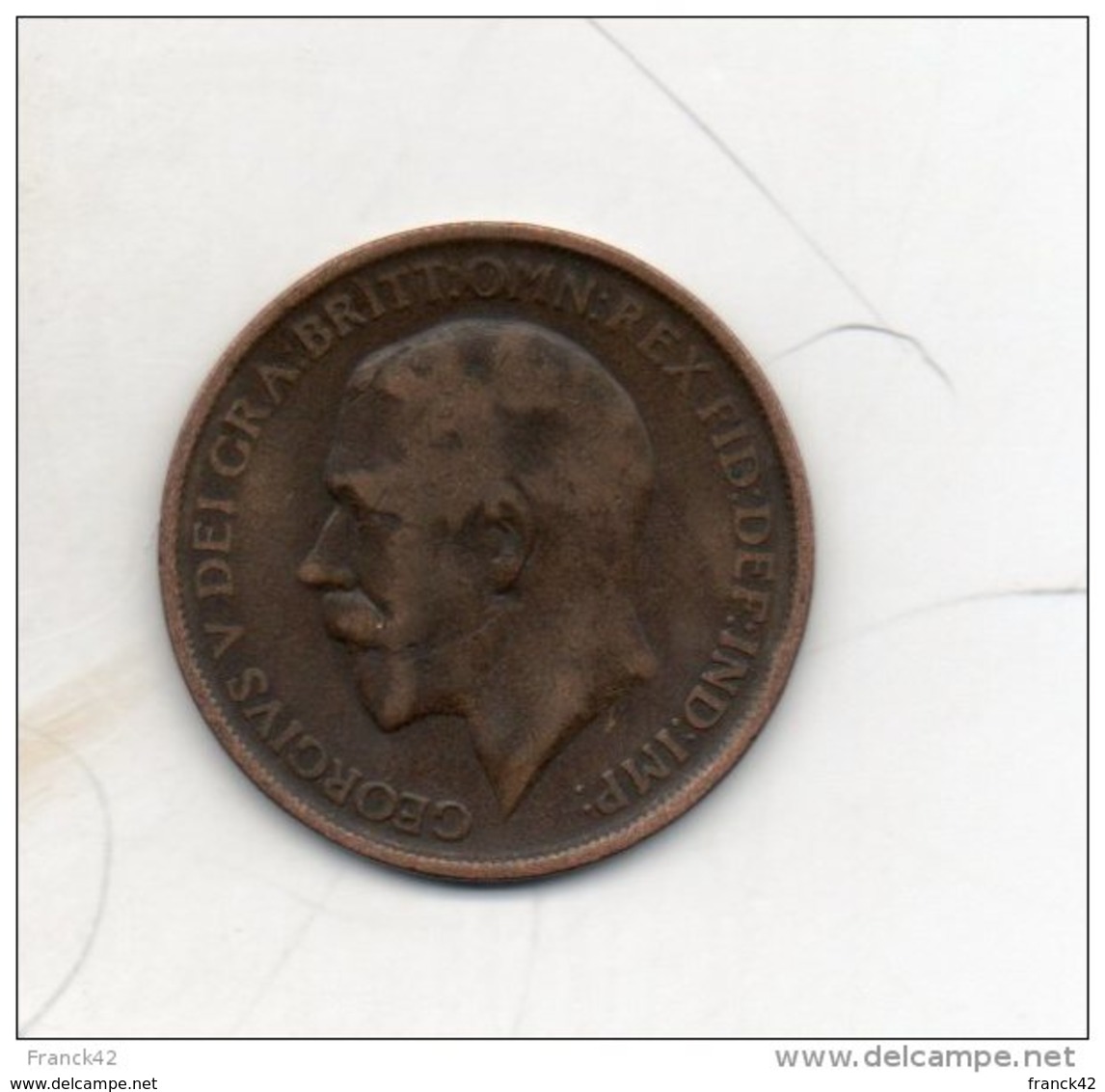 1 Penny 1912. Georges V - D. 1 Penny