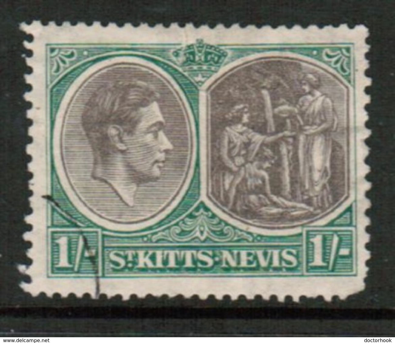 ST.KITTS NEVIS   Scott # 86 F-VF USED (Stamp Scan # 434) - St.Christopher-Nevis-Anguilla (...-1980)