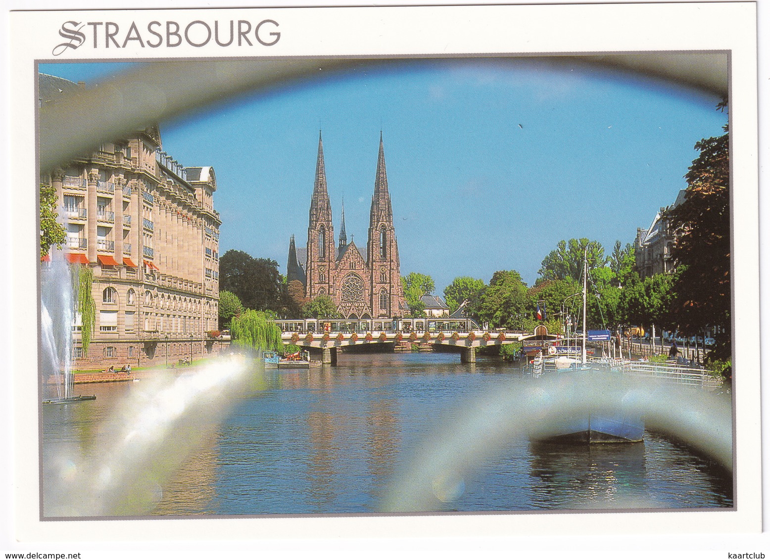 Strasbourg: L'Eglise Saint-Paul - Le Tram - TRAM/STRAßENBAHN/TRAMWAY - (Alsace) - Toerisme
