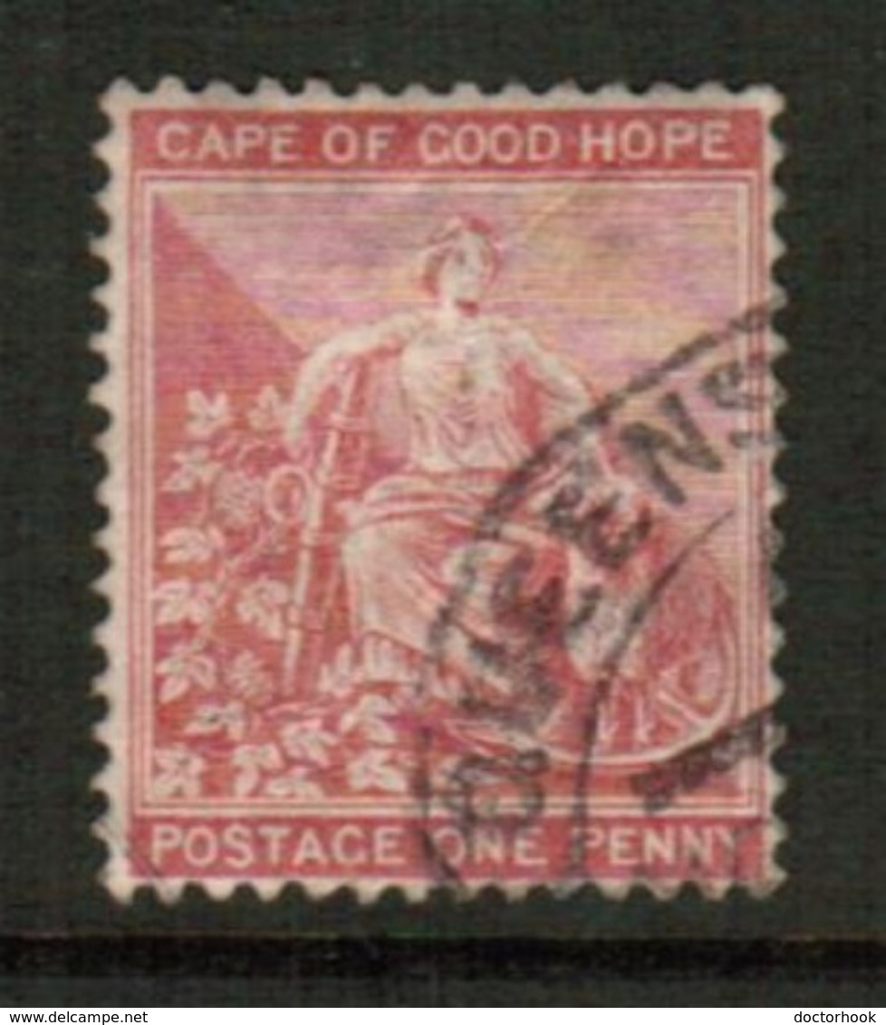 CAPE Of GOOD HOPE   Scott # 24 VF USED (Stamp Scan # 434) - Cape Of Good Hope (1853-1904)