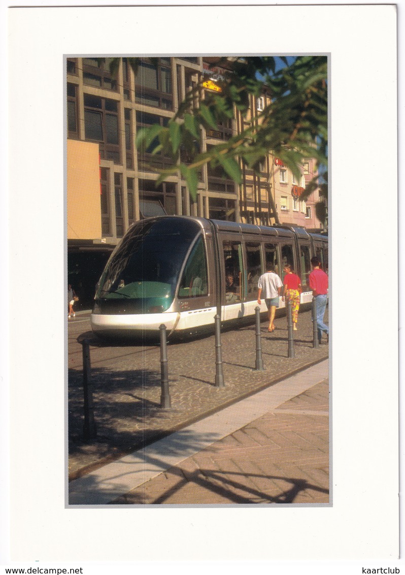 Strasbourg: Le Tram. Longueur 33,10 M., Capacité 230 Personnes, 12 Moteurs - TRAM/STRAßENBAHN/TRAMWAY - (Alsace) - Toerisme