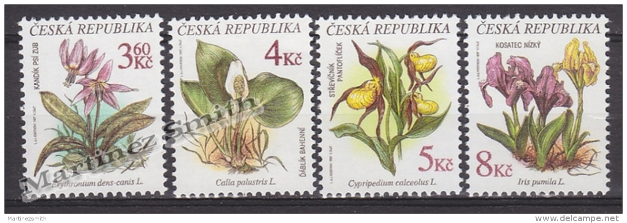 Czech Republic - Tcheque 1997 Yvert 131-34 Flora, Protected Flowers -  MNH - Nuevos