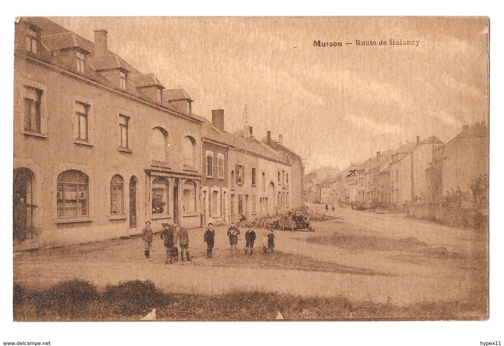 Musson Route De Halanzy Peu Commune 1935 - Musson