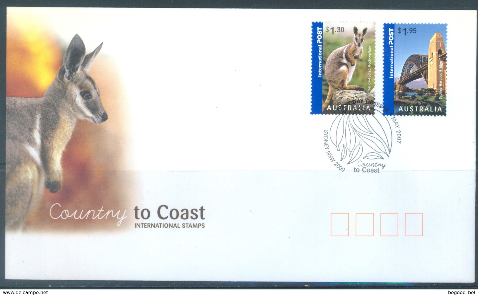 AUSTRALIA  - FDC - 1.5.2007 - COUNTRY TO COAST WALLABY HARBOUR BRIDGE - Yv 2711-2712  - Lot 18568 - Premiers Jours (FDC)