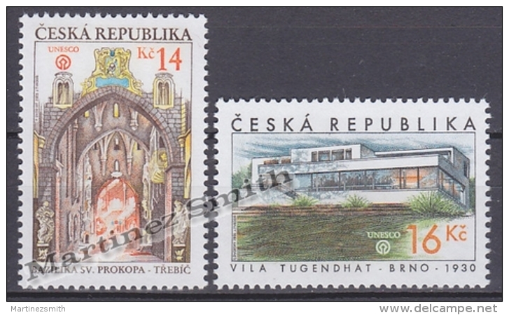 Czech Republic - Tcheque 2005 Yvert 394/95, Beauties Of Our Country: Saint Prokop Basilica - MNH - Nuevos