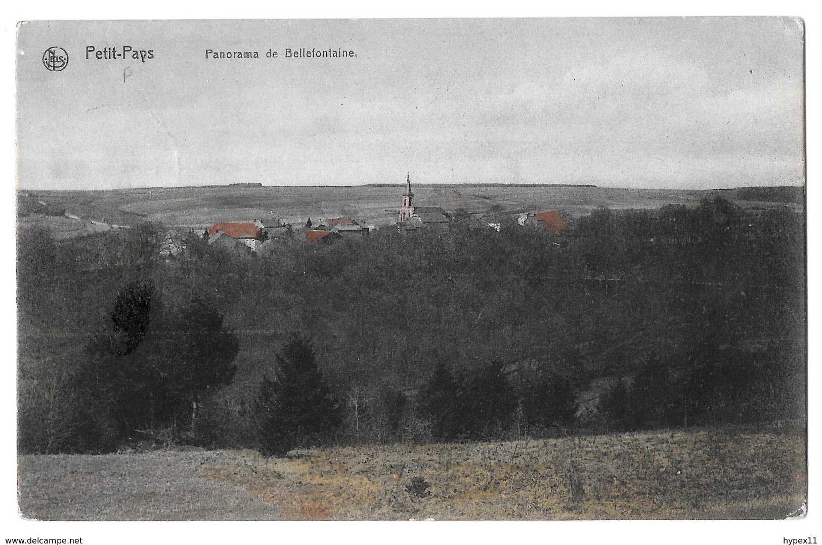 Petit Fays Panorama De Bellefontaine Colorisée 1913 édition Lambert Dury - Bièvre