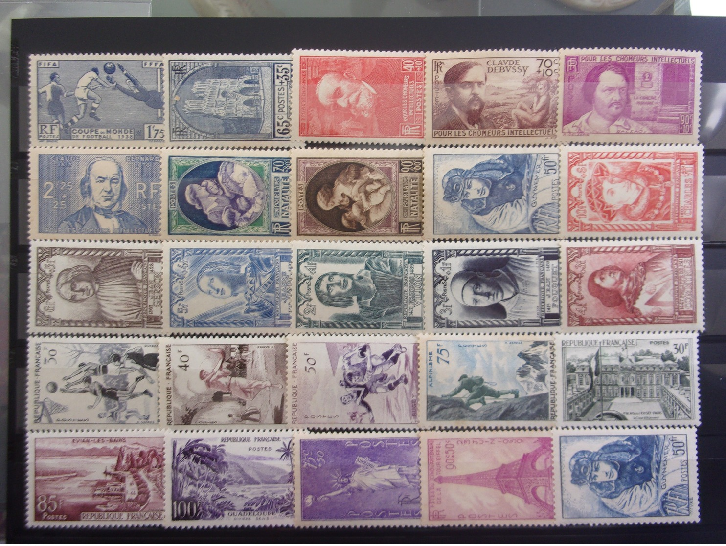 FRANCE BELLE LOT NEUF* 1922/1950 DEPART 1 EURO - Collections