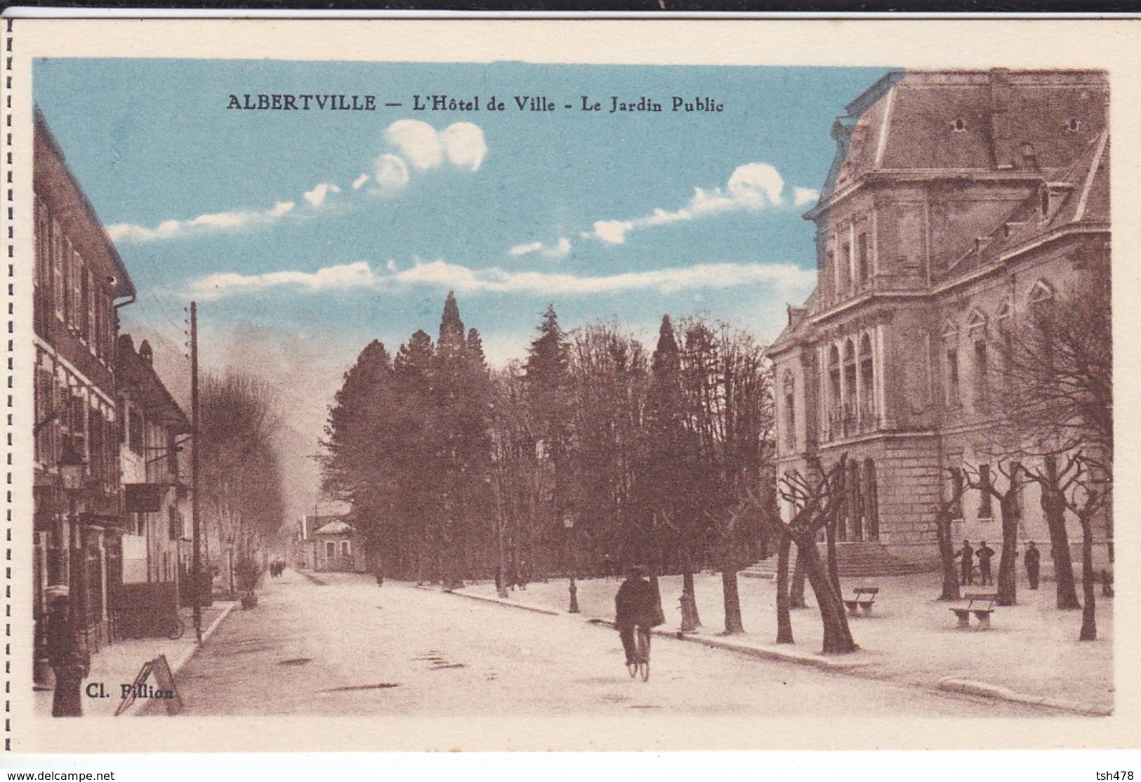 73----RARE---ALBERTVILLE--l'hôtel De Ville--le Jardin Public--( SORTIE CARNET )--voir 2 Scans - Albertville