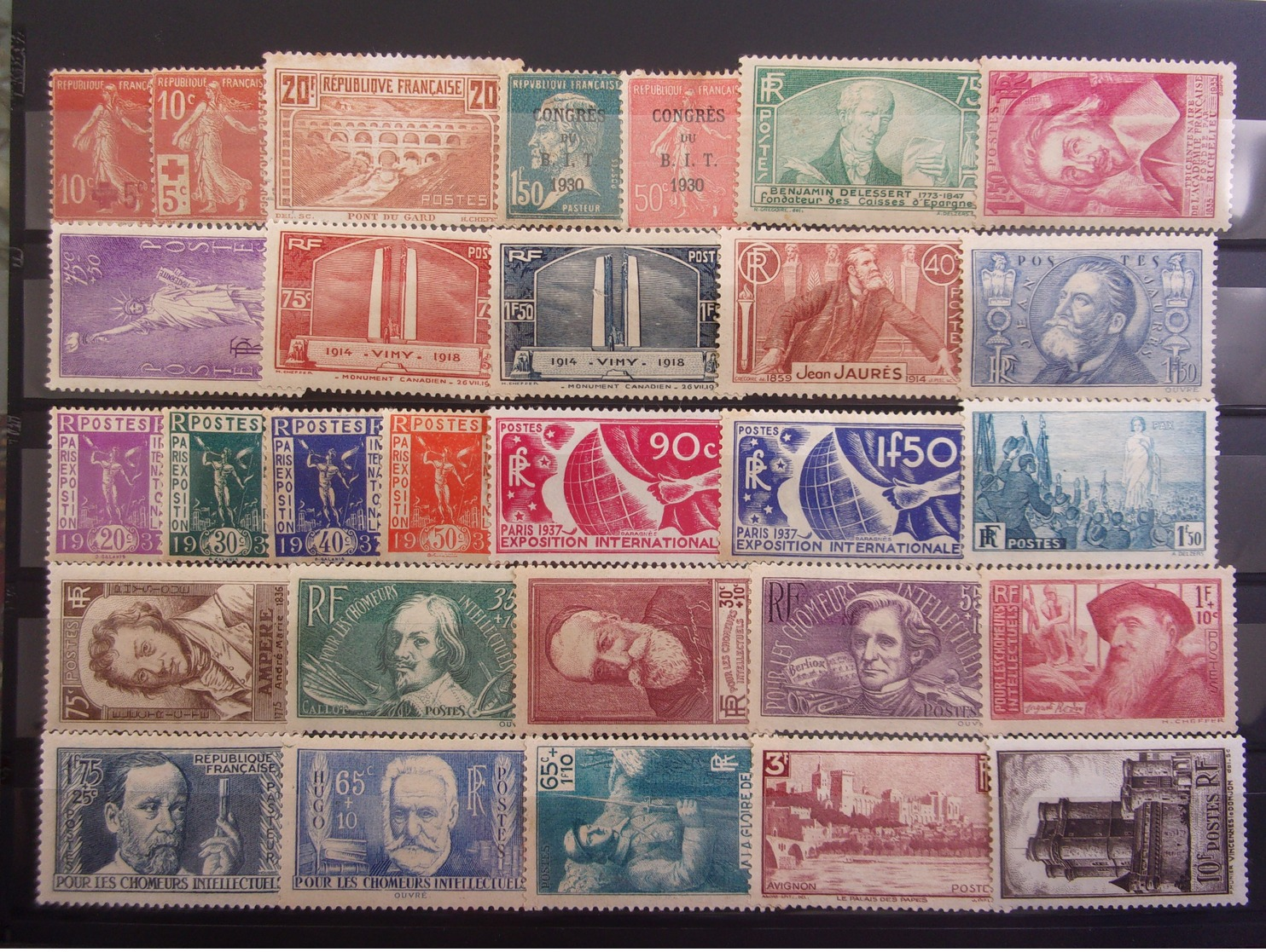 FRANCE BELLE LOT NEUF* 1922/1950 DEPART 1 EURO - Collections