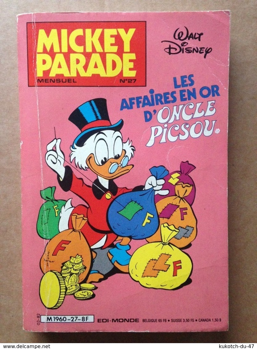 Disney - Mickey Parade - Année 1982 - N°27 - Mickey Parade