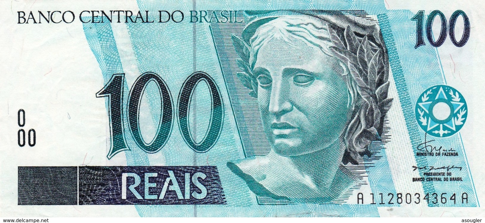 BRAZIL 100 REAIS ND 1994 UNC P-247a "free Shipping Via Registered Air Mail" - Brésil