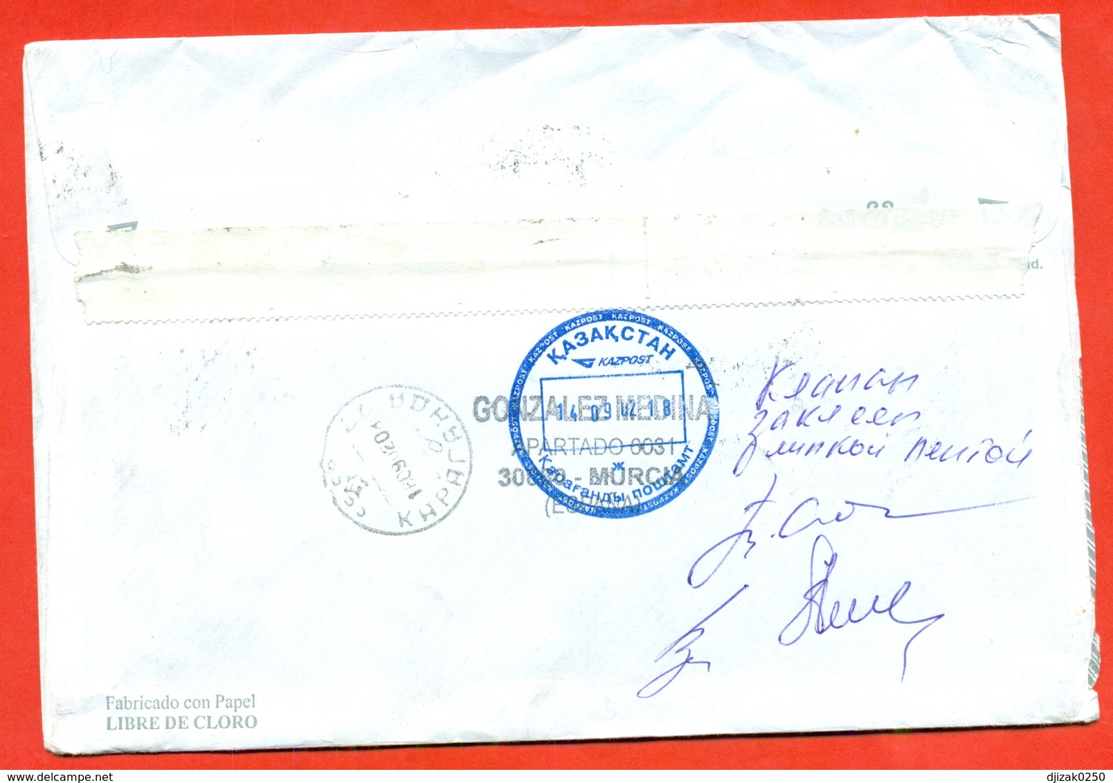 Spain 2002. Two Blocks. Registered Envelope With A Passed The Mail. - Philatelic Exhibitions