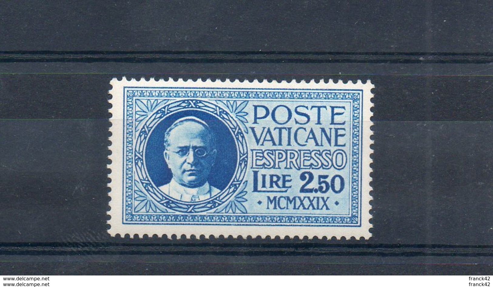 Vatican. Exprès. 2.50l. 1929 - Eilsendung (Eilpost)