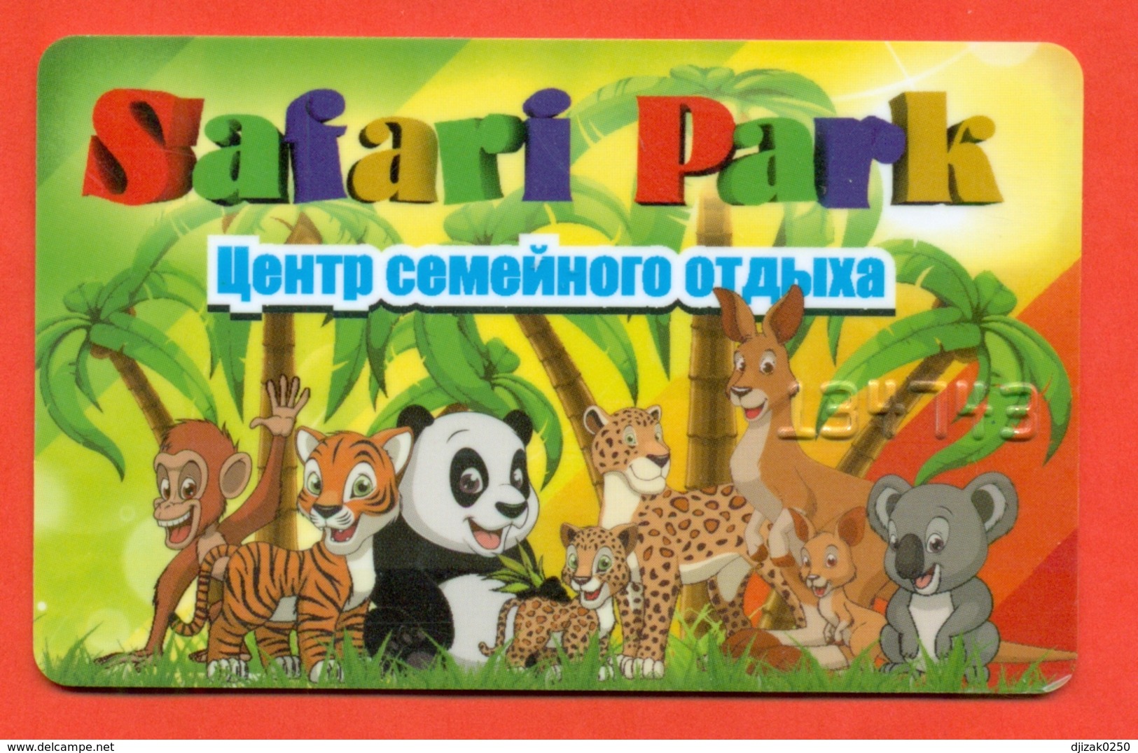 A Plastic Card. Panda. - Altri & Non Classificati