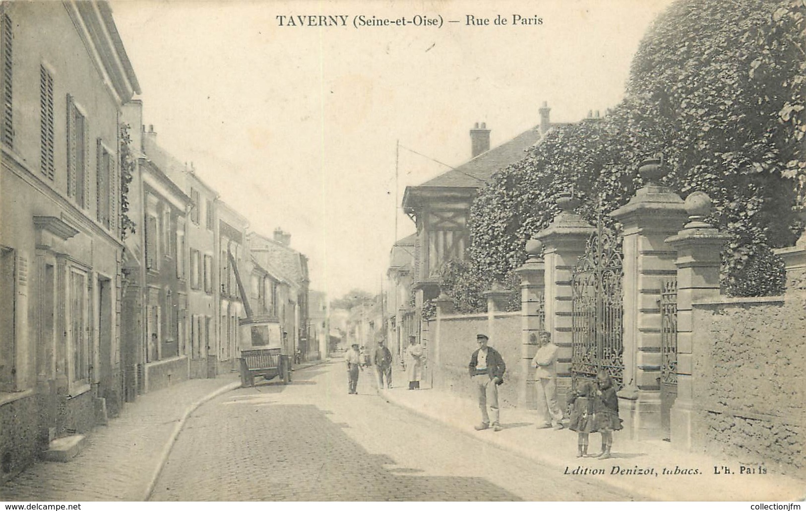 / CPA FRANCE 95 "Taverny, Rue De Paris" - Taverny