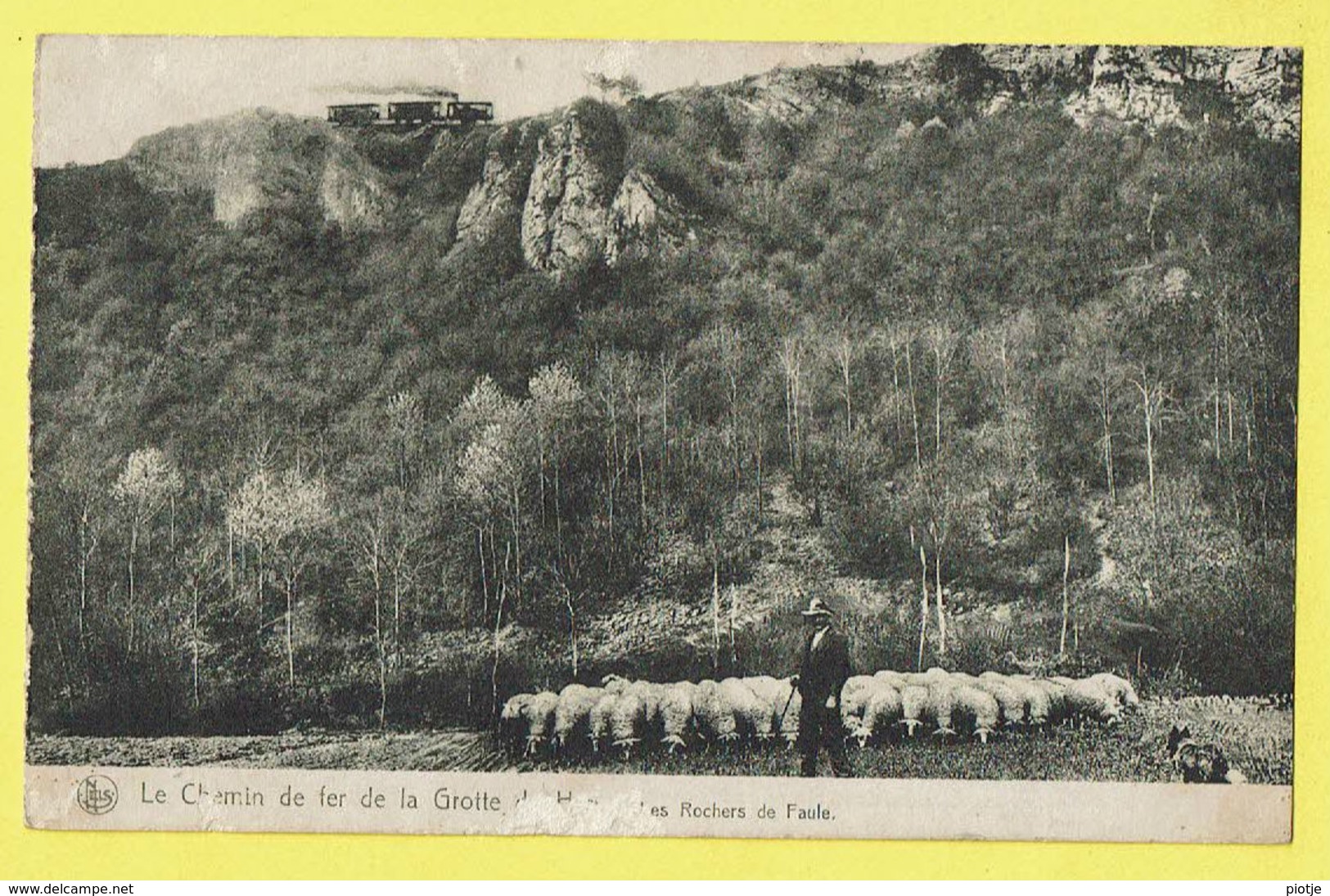 * Han Sur Lesse (Rochefort - Namur - La Wallonie) * (Nels) Chemin De Fer De La Grotte, Mouton, Sheep, Schaap, Rare - Rochefort