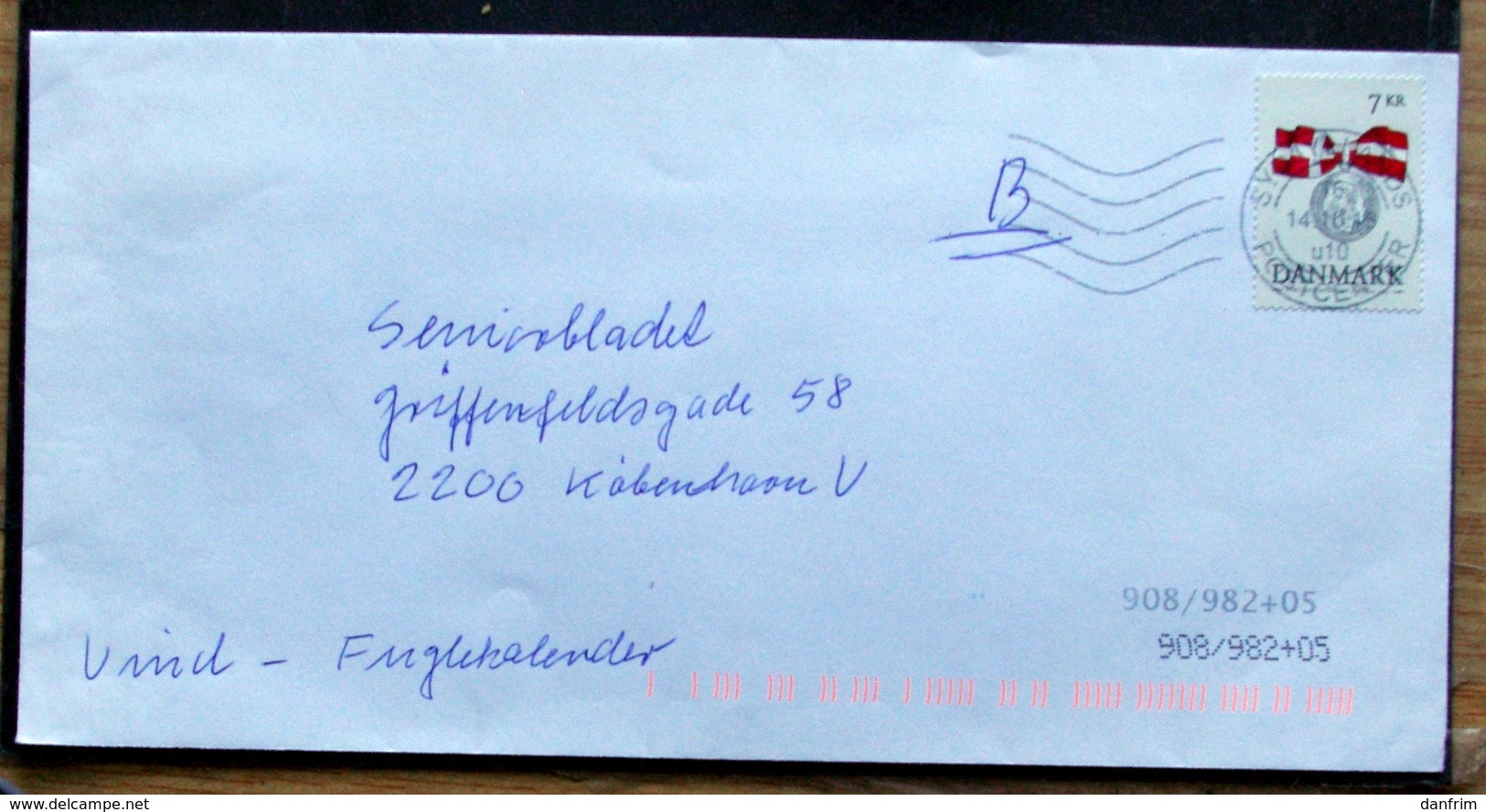 Denmark 2015 Letter  Minr.1827 ( Lot  6608 ) - Covers & Documents