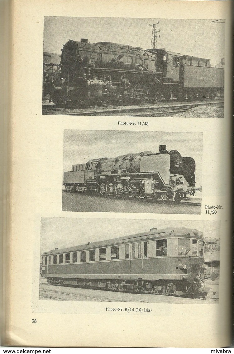 TYPEN UND PHOTOVERZEICHNIS DES ÖSTERREICHISCHEN SCHIENENFAHRZEUGE - Hans STERNHART - WIEN 1951 - Chemin De Fer