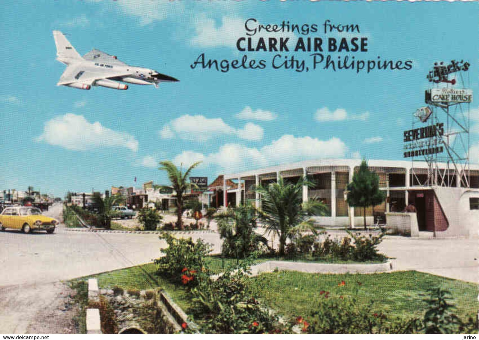 Philippines, Angeles City, USAF Clark Air Base, Airplane, Auto,  Inutilise, Unused - Philippines