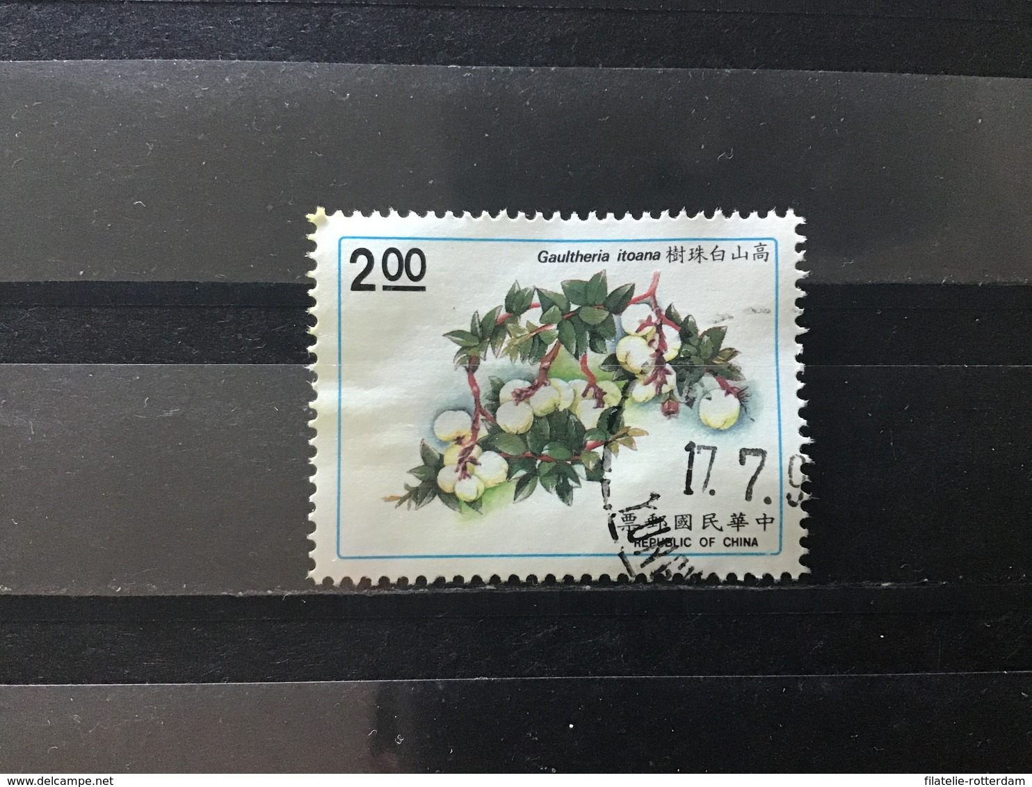 Taiwan, China - Bloemen (2) 1991 - Usati