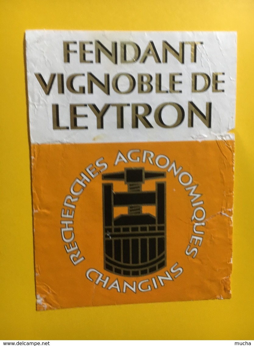 9206 - Fendant Vignoble De Leytron Recherches Agronomiques Changins  Suisse état Moyen - Sonstige & Ohne Zuordnung