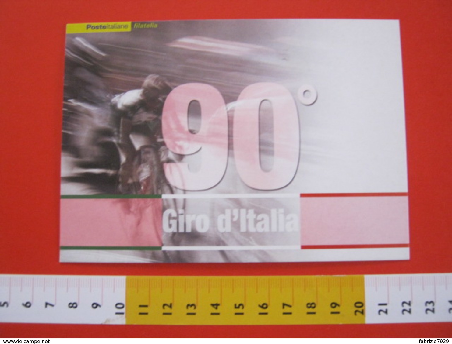 A.03 ITALIA ANNULLO - 2007 BIELLA PEDALATA ROSA MARCO PANTANI AUTOGRAFO 90° GIRO ITALIA CICLISMO - Ciclismo