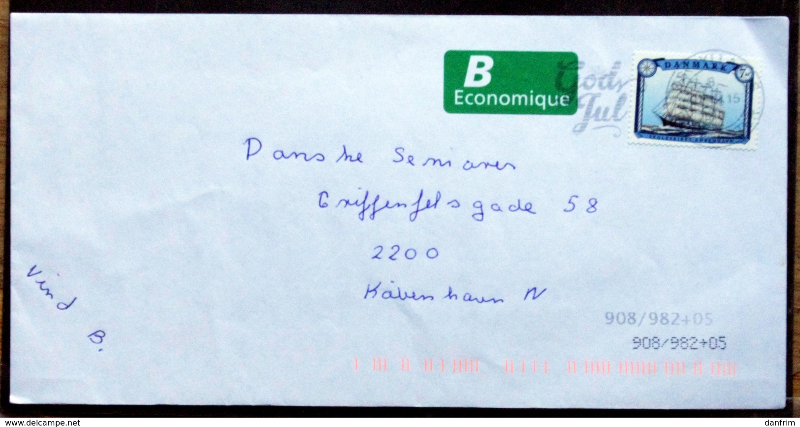 Denmark Letter 2015  Minr. 1843  ( Lot 6607) - Brieven En Documenten