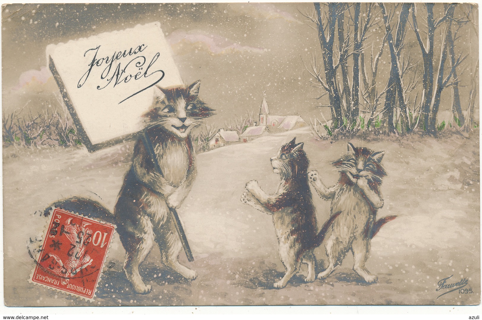 BOULANGER - Chats , Joyeux Noël - 1900-1949