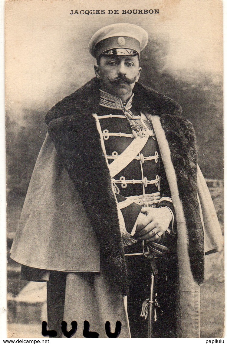 FAMILLES ROYALES 7 :  Carte Photo : Jacques De Boubon ( Prince Espagnol 1870- 1931 ) - Familles Royales