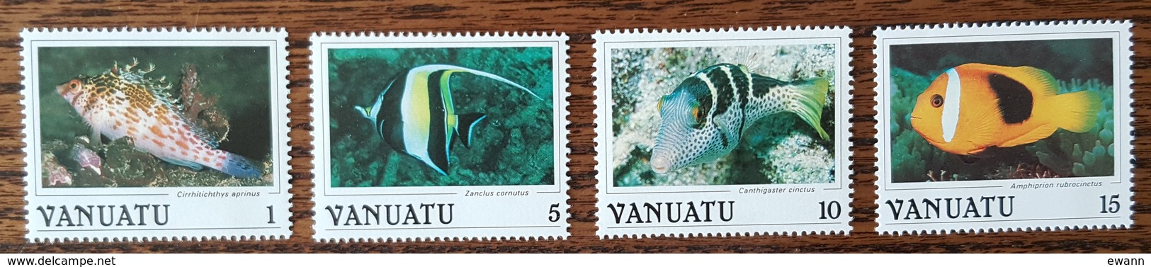 Vanuatu - YT N°769 à 772 - Faune / Poissons - 1987 - Neufs - Vanuatu (1980-...)