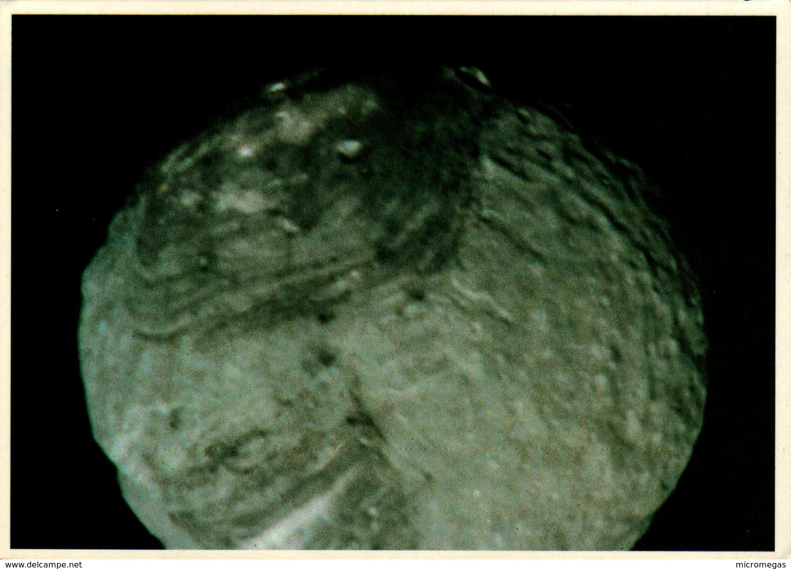 Miranda, Photo Prise Par La Sonde Voyager 2 En 1986 - Editions Galaxy Contact - Astronomie