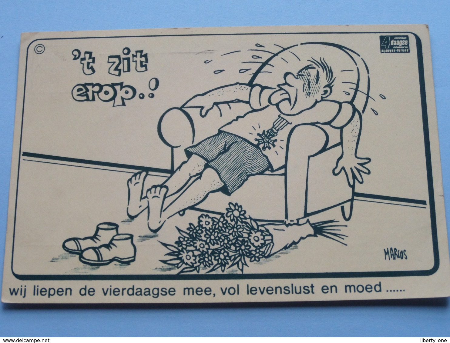 4 DAAGSE - 't Zit Erop .! Wij Liepen De Vierdaagse Mee, Vol Levenslust...  ( Verhees Stickers ) Anno 1978 ( Zie Foto ) ! - Nijmegen