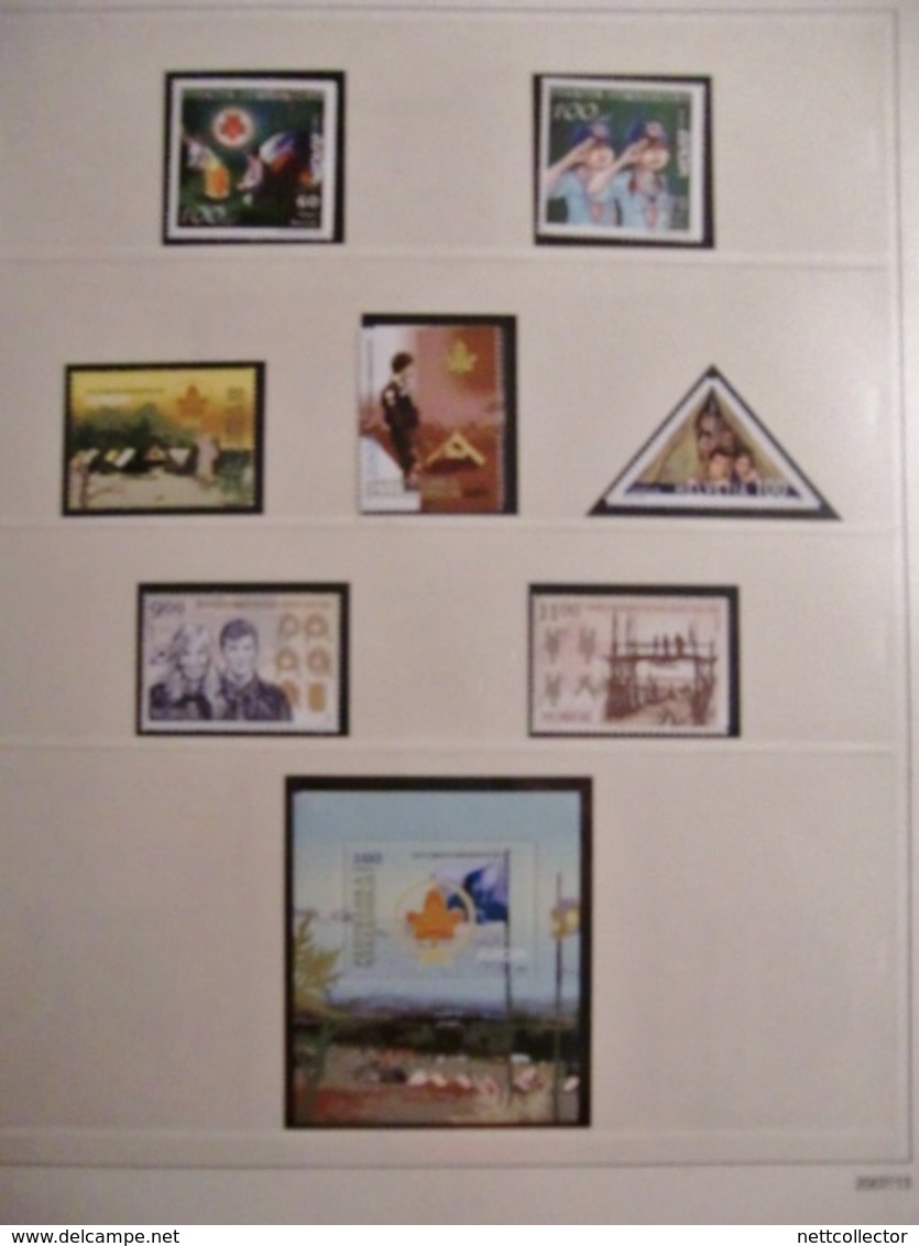 EUROPA 2007/8 COLLECTION PRESQUE COMPLETE TIMBRES NEUFS**LUXE / THEME SCOUTISME VOIR LES AUTRES ANNEES