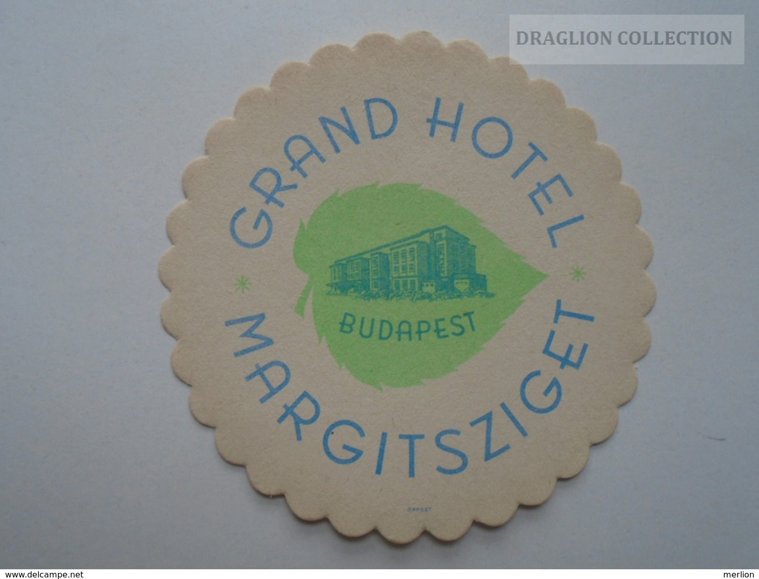 ZA139.14 Dessous De Verre -Coasters - Grand Hotel Margitsziget -Budapest -Hungary - Other & Unclassified