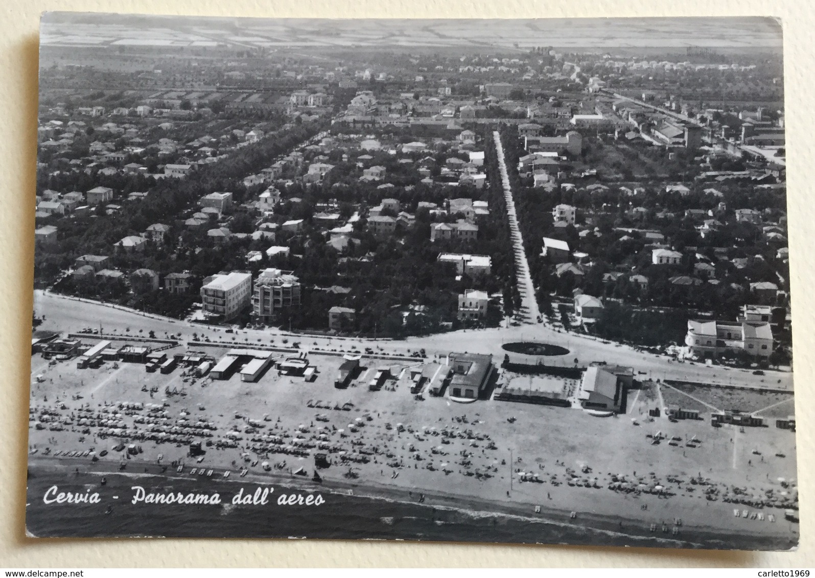 CERVIA PANORAMA DALL’AEREO VIAGGIATA FG - Ravenna