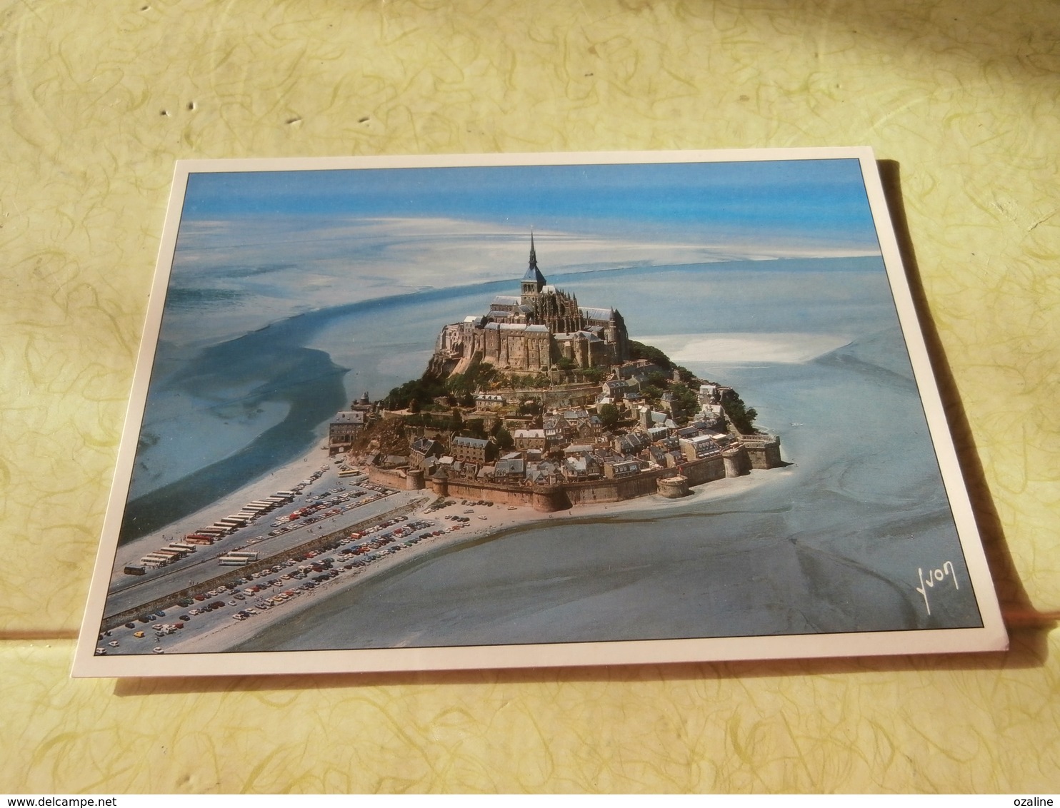 Carte Sm: Le Mont St Michel , Vue Du Mont A Maree Basse - Le Mont Saint Michel