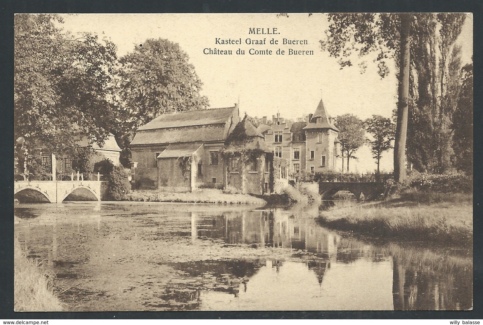 +++ CPA - MELLE - Kasteel Graaf De Bueren - Château Du Comte De Bueren   // - Melle