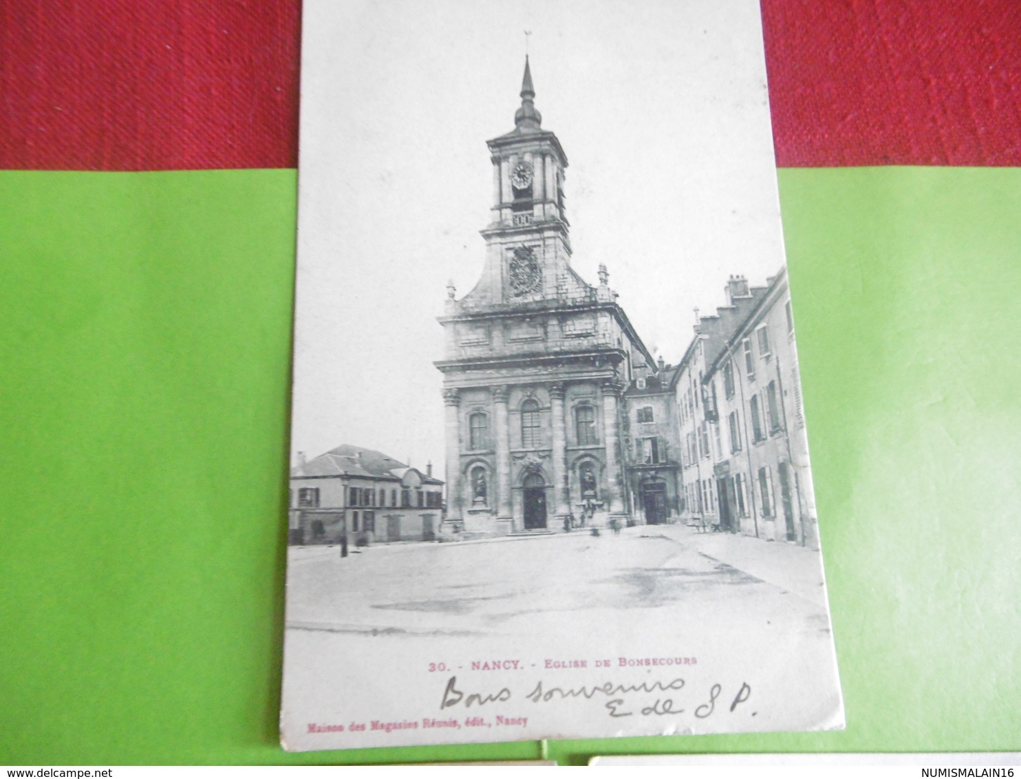 (54)-LOT DE 5 CPA-NANCY-DEBUT ANNEE 1900-animées - Nancy