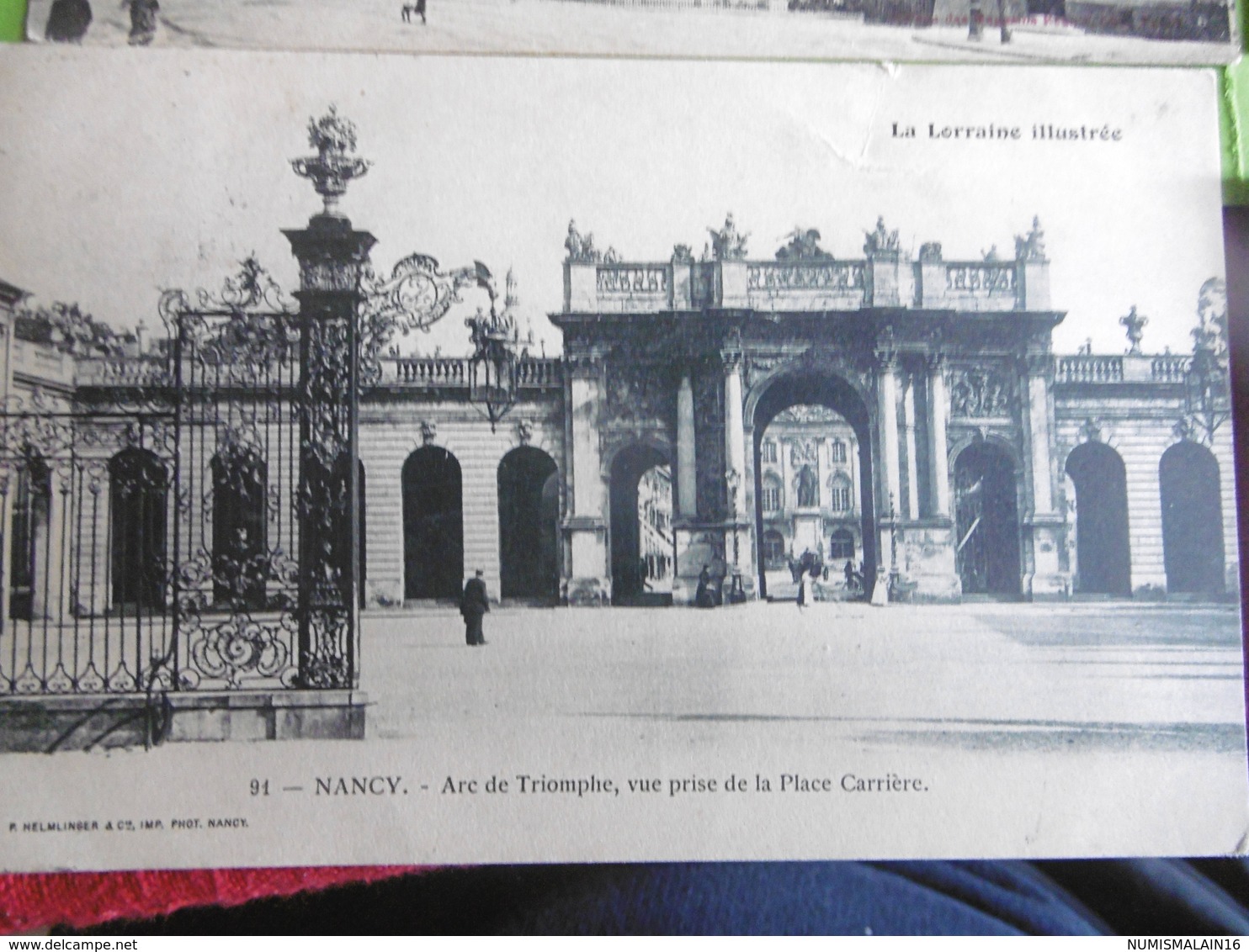 (54)-LOT DE 5 CPA-NANCY-DEBUT ANNEE 1900-animées