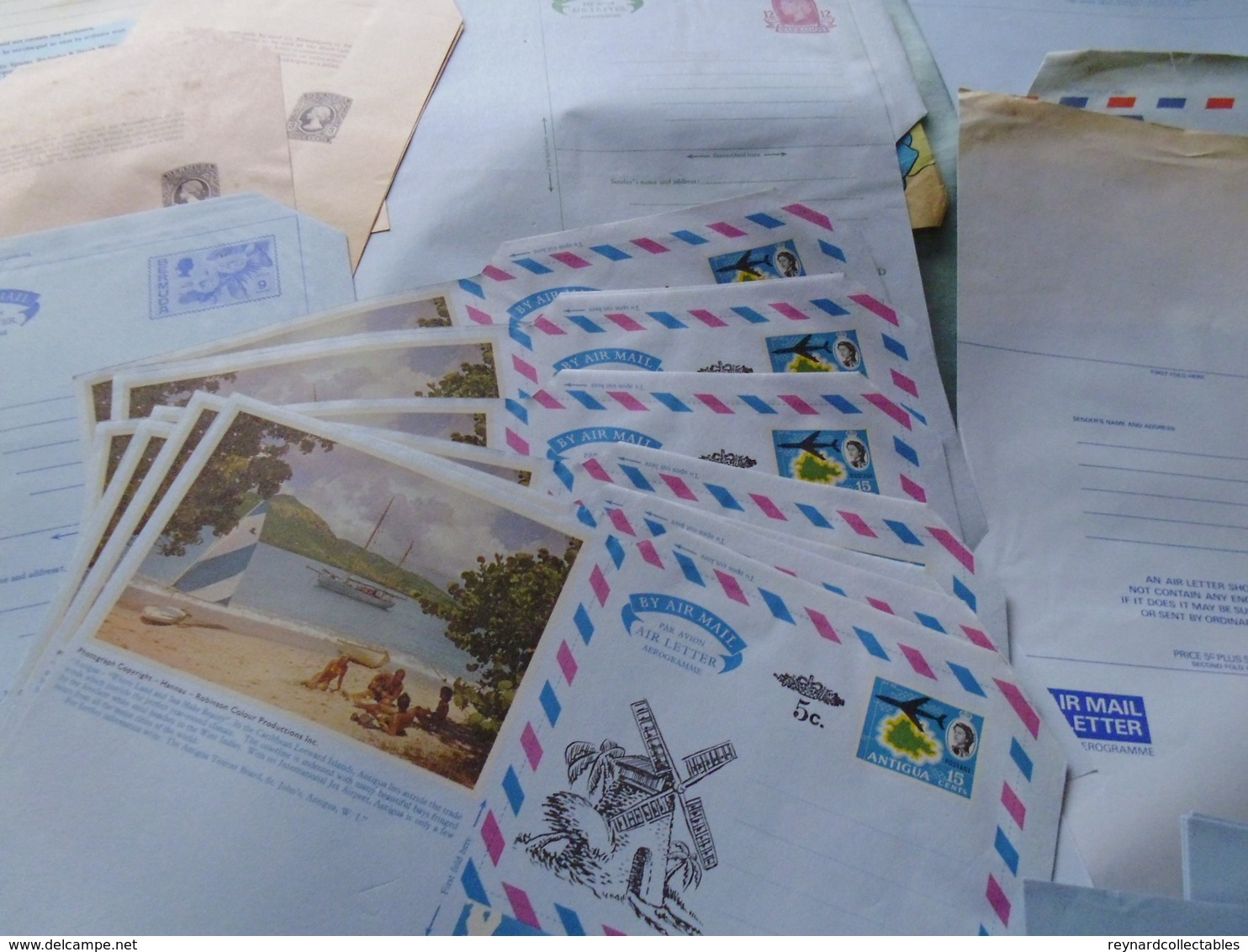 Huge collection Br.Commonwealth (mainly) aerogrammes/ps wrappers/env.Caribbean,Cyprus etc