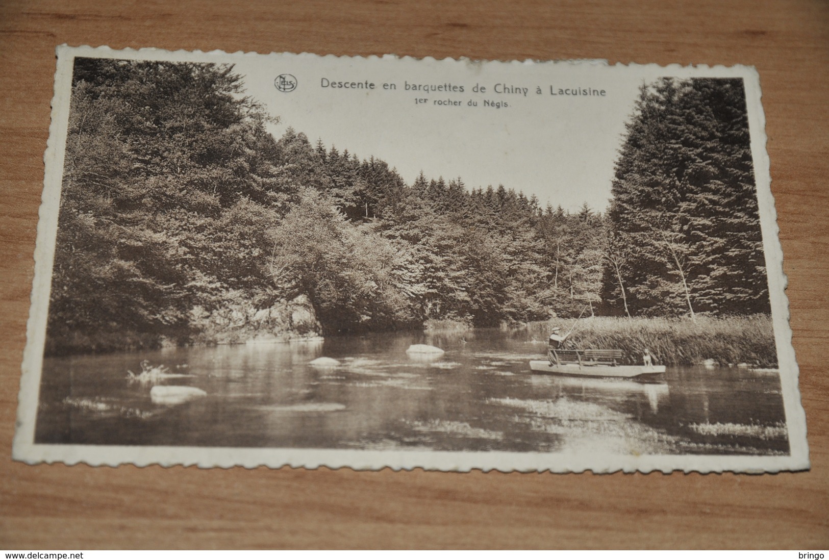 6599- DESCENTE EN BARQUETTES DE CHINY A LACUISINE - 1940 / ANIMEE - Chiny