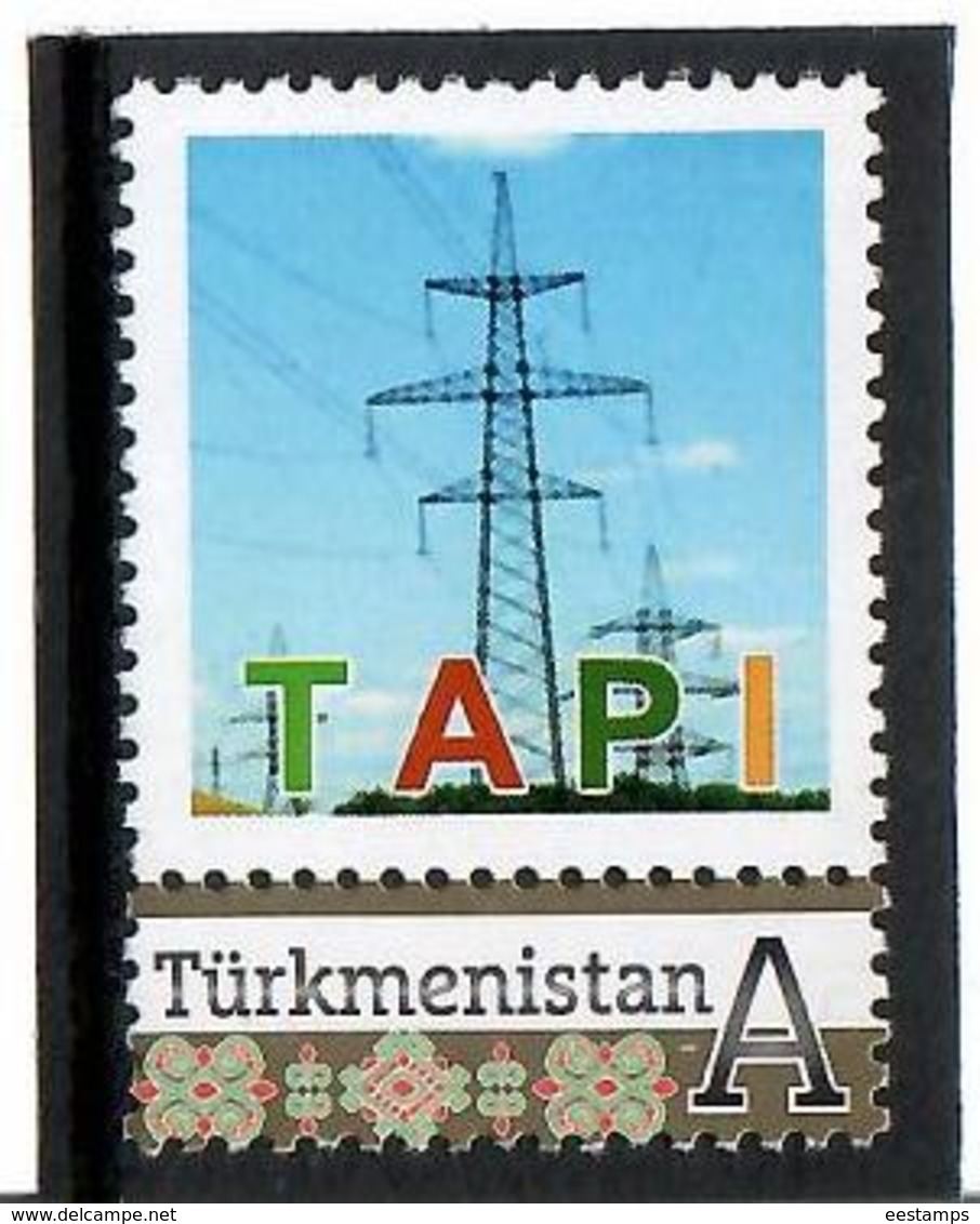 Turkmenistan.2018 Industry TAPI (Pakistan ,India ,Afghanistan ). 1v: A - Turkménistan