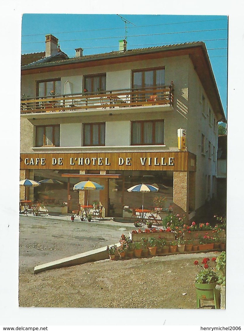 38 Isère - Theys Café De L'hotel De Ville Grésivaudan Ed André Grenoble - Theys