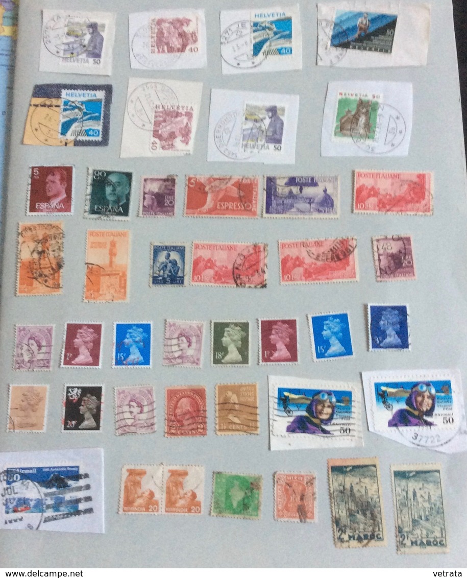 Lot De 175 timbres Oblitérés De Provenances Diverses (avec Doublons) : Suisse-Grande Bretagne-Danemark-Pays Bas-Nlle Zél - Other & Unclassified