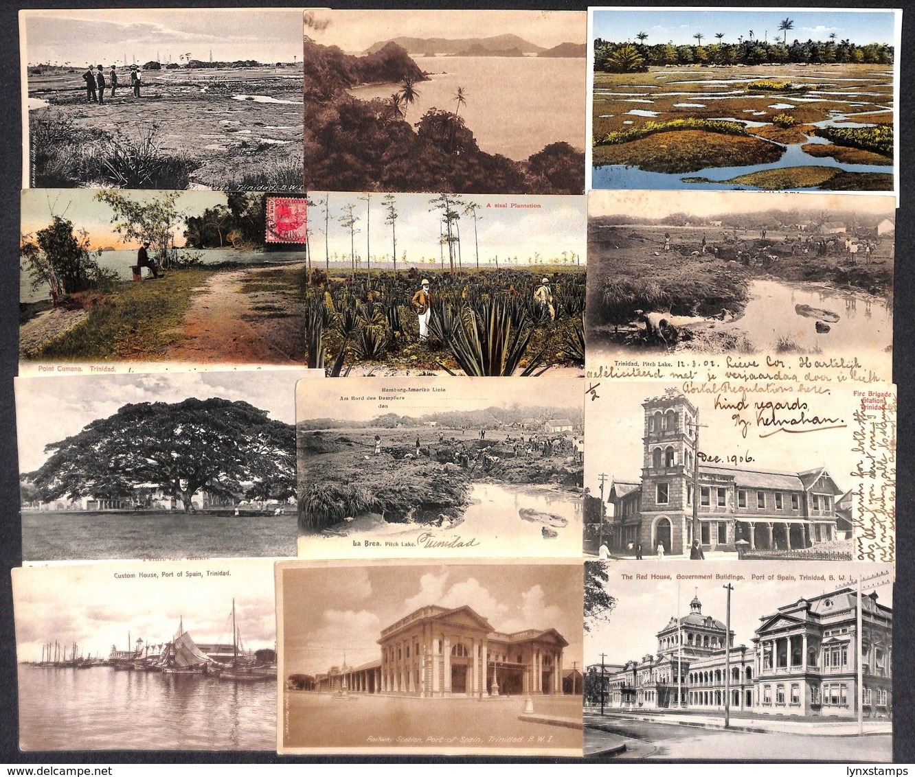 Trinidad BWI Caribbean Island 27 Vintage Postcards - 5 - 99 Karten